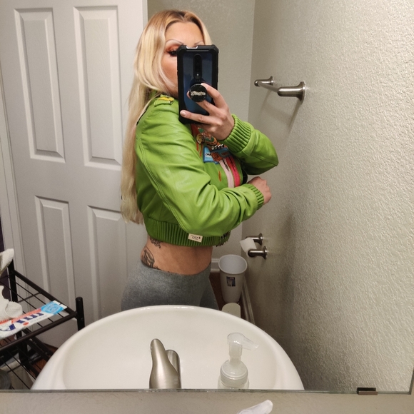 Any Old Iron Leather100% real. Jacket 😍😍😍 - Picture 8 of 8